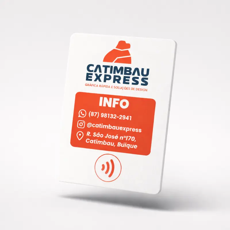 Cartão de Visitas NFC